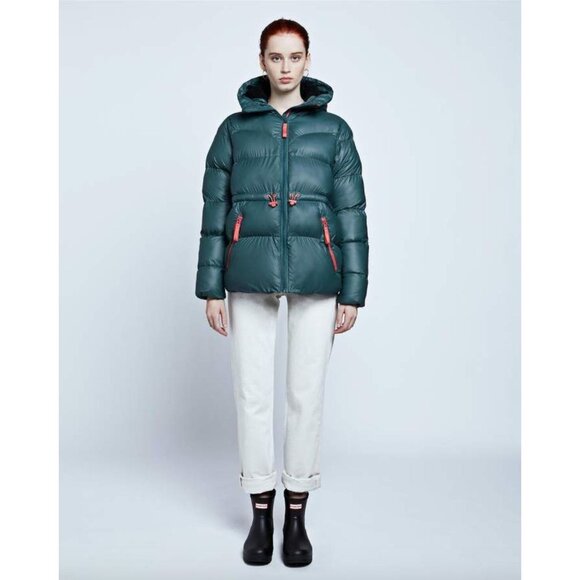 Hunter Original A Line Puffer Jacket Blue Womens Size Medium - Picture 1 of 16